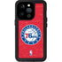 NBA Philadelphia 76ers Distressed iPhone 15 Pro Waterproof Case